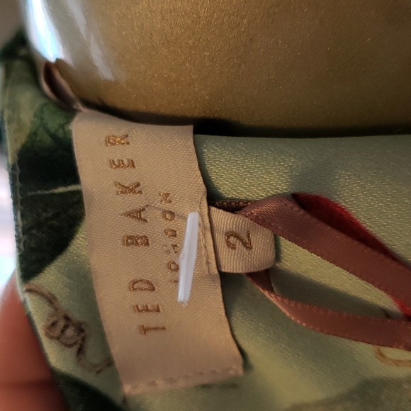 TED BAKER NWT midi dress sz 2 - Picture 9 of 10